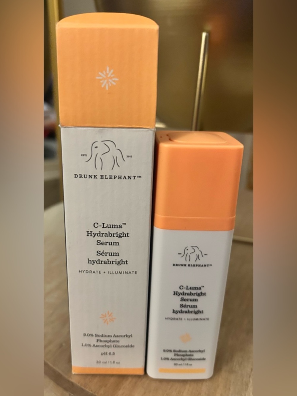 Drunk Elephant C-Luma Hydrabright Serum 1 oz 30ml Brand New Sealed NIB